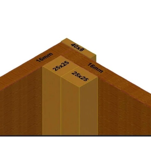 Casetta Legnaia 2.4x1.6 con Pavimento in Legno 16 mm | BricoShop24