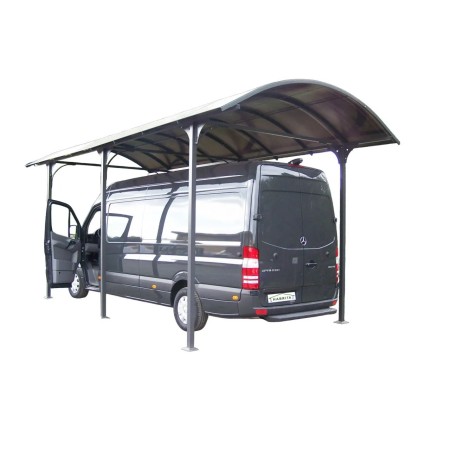Carport in Alluminio 3.6x7.6 mt Policarbonato Posto Auto Tettoia Camper Furgoni | BricoShop24