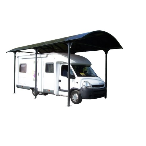 Carport in Alluminio 3.6x7.6 mt Policarbonato Posto Auto Tettoia Camper Furgoni | BricoShop24