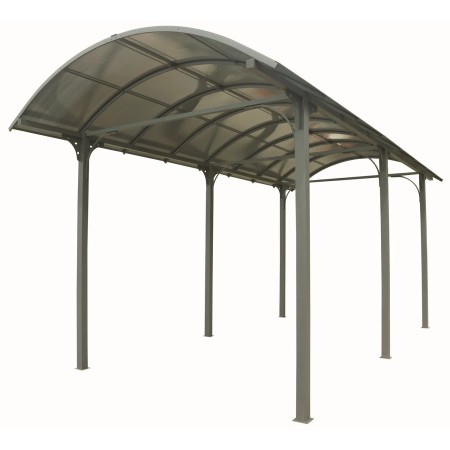 Carport in Alluminio 3.6x7.6 mt Policarbonato Posto Auto Tettoia Camper Furgoni | BricoShop24