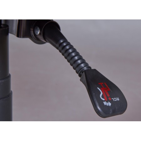 Sedia da Ufficio Nera in Rete Ergonomica con Ruote
