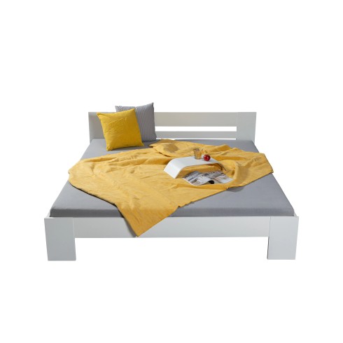 Struttura Letto Matrimoniale 180x200 cm Bianco senza Doghe