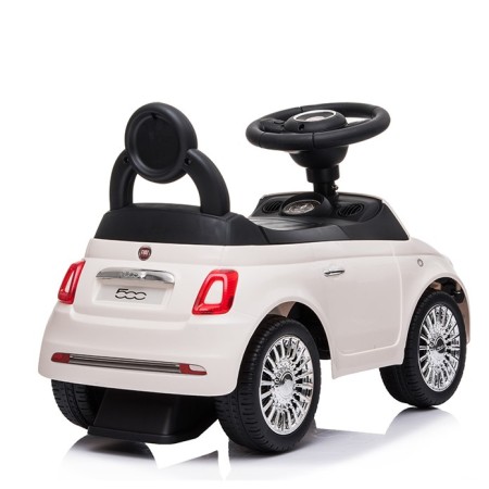 Macchina Cavalcabile per Bambini Primi Passi Fiat 500 Bianco