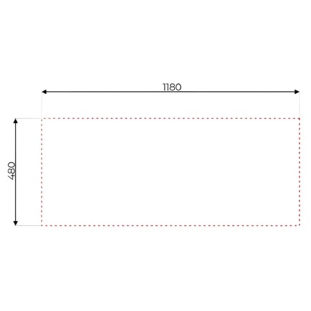 Lavandino da Cucina 120x50 cm Lavello 2 vasche Gocciolatoio Destro