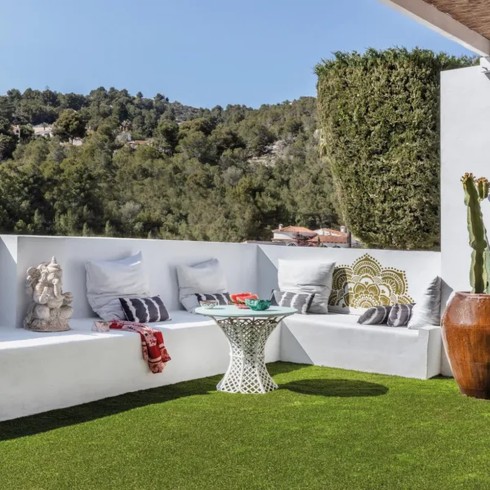 Erba Sintetica Prato Finto Verde 5x1 metri 7mm Rotolo