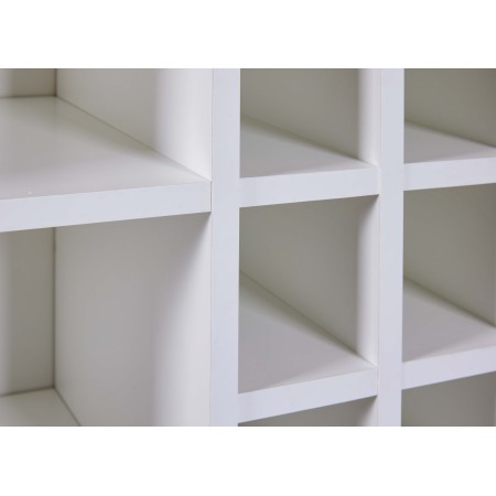 Credenza Cantina Porta Vino Bianco Rovere 76,8 x 33 x 124,4 cm