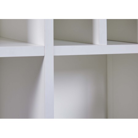 Credenza Cantina Porta Vino Bianco Rovere 76,8 x 33 x 124,4 cm