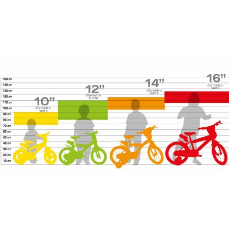 Bicicletta da Bambino Hot Wheels Ruota 12 Pollici 3 4 5 anni con Rotelle