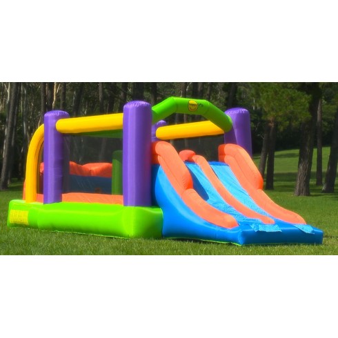 Gonfiabile Percorso ad Ostacoli con Scivolo 560 x 255 x 190 cm