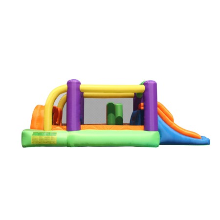 Gonfiabile Percorso ad Ostacoli con Scivolo 560 x 255 x 190 cm