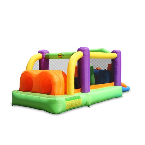 Gonfiabile Percorso ad Ostacoli con Scivolo 560 x 255 x 190 cm