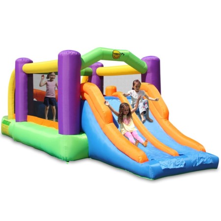 Gonfiabile Percorso ad Ostacoli con Scivolo 560 x 255 x 190 cm