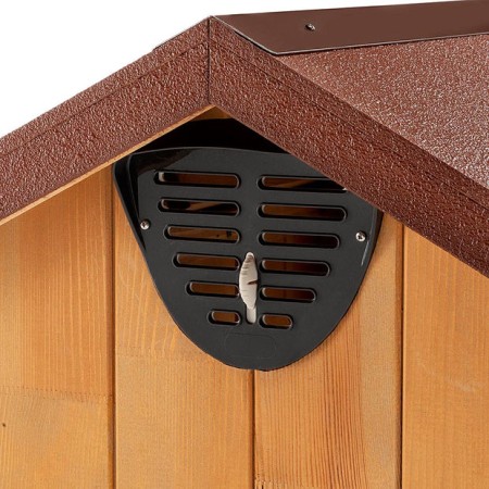 Cuccia in Legno per Cani Media 70x82x67 cm