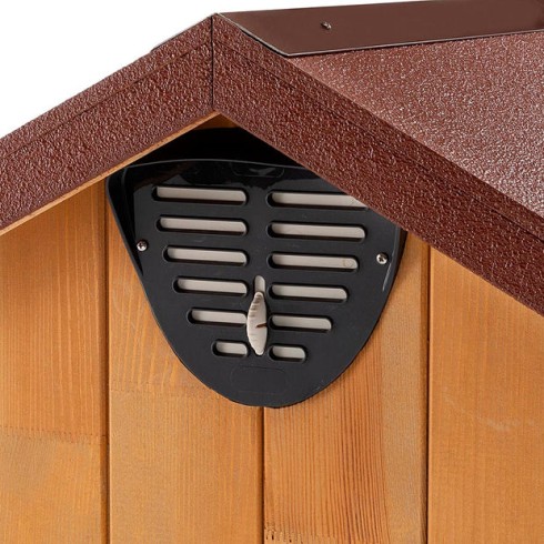 Cuccia in Legno per Cani Media 70x82x67 cm