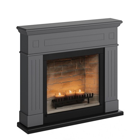 Camino da Arredo a Candele TAGU ZenFlame Larsen Grigio
