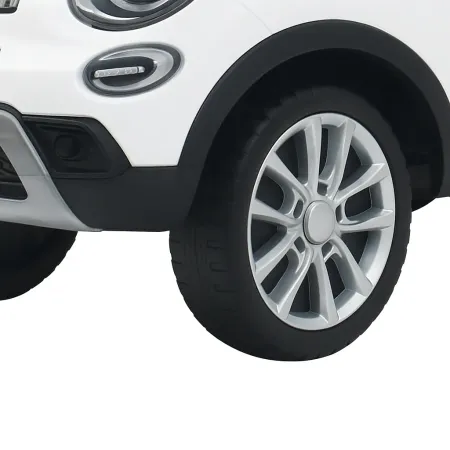 Macchinetta per Bambini Cavalcabile a Spinta Fiat 500X Bianca