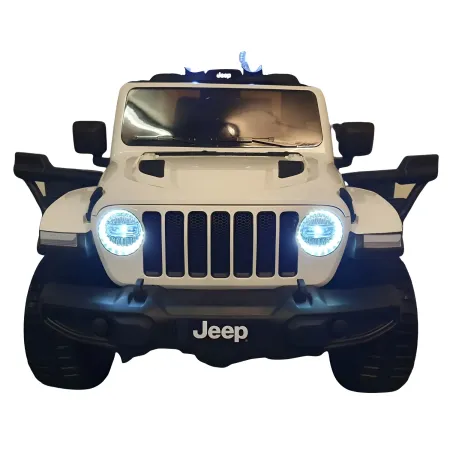 Macchina Jeep Wrangler a Batteria 12V Fuoristrada Bianco per Bambini