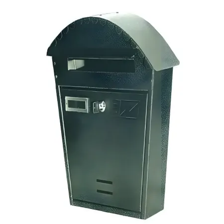 Cassetta Postale da Esterno in Lamiera Tetto Antipioggia e Serratura
