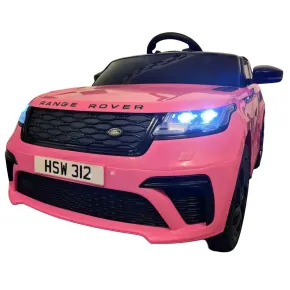Macchina Elettrica per Bambini Range Rover Velar a Batteria 12V Rosa