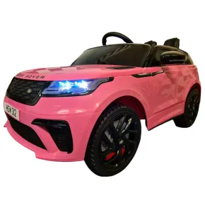 Macchina Elettrica per Bambini Range Rover Velar a Batteria 12V Rosa 2