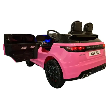 Macchina Elettrica per Bambini Range Rover Velar a Batteria 12V Rosa