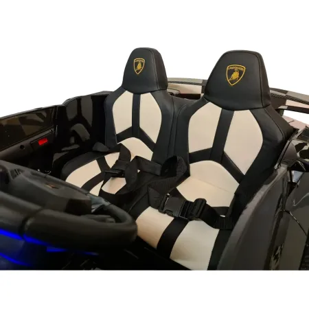 Macchina per Bambini Lamborghini Aventador 2 Persone a Batteria Bianco