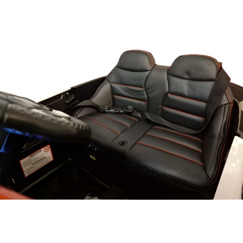 Macchina Elettrica per Bambini Polizia Nera a Batteria 12 V con Luci Macchinina | BricoShop24