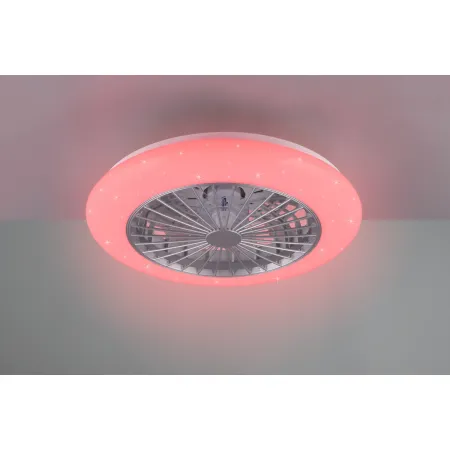 Ventilatore da Soffitto LED con Luce RGB Dimmerabile e Telecomando