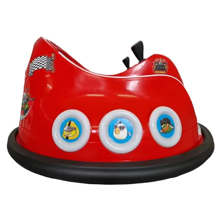 Autoscontro per Bambini Angry Birds 6V Rosso con Joystick e Telecomando