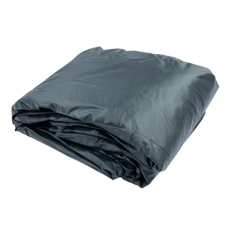 Telo Copertura Piscina Rettangolare Grigio Corda Drenante 956x488 cm