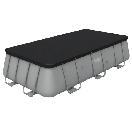 Telo Copertura Piscina Rettangolare 488x244 cm Invernale con Drenaggio