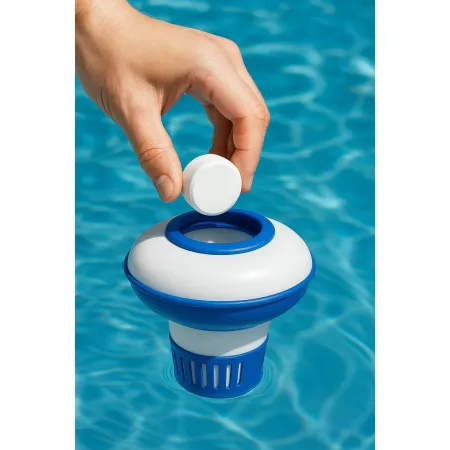 Pastiglie 20 g di Cloro per Piscina da 1 kg Disinfezione Rapida Shock