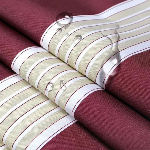 Tenda da Sole a Caduta 250x250 Riga Rossa con Bracci Senza Cassone