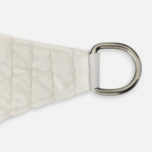 Tenda a Vela Quadrata 3x3 m Beige Ombreggiante per Giardino e Terrazzo