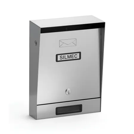 Cassetta Postale Inox con Tetto Apribile e Imbocco Frontale per Esterno