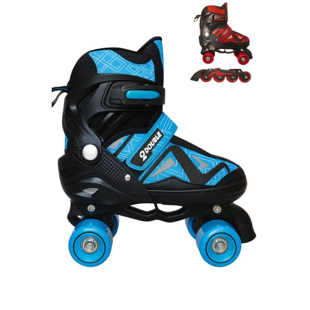 Pattini In linea a 4 Rotelle 31-34 Allungabili Freno 100 kg per Bambino a Scarpa | Bricoshop24