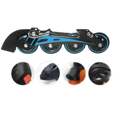 Outlet Pattini per Bambini 2 in 1 Regolabili 31-34 in Linea 4 Rotelle