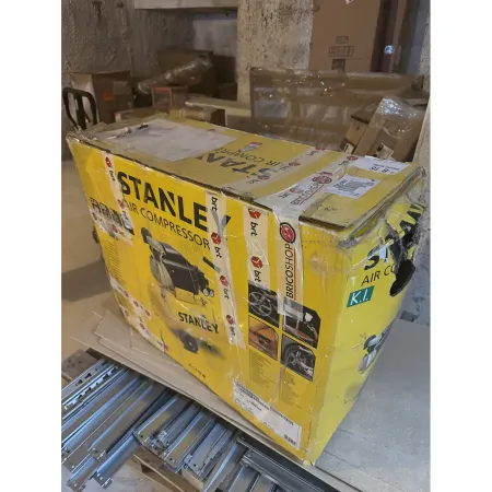 Outlet Compressore Aria 50 litri Stanley 1500W Motore Monofase 2 Hp