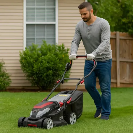 Tosaerba a Batteria 40V 38 cm Funzione Mulching Motore Brushless