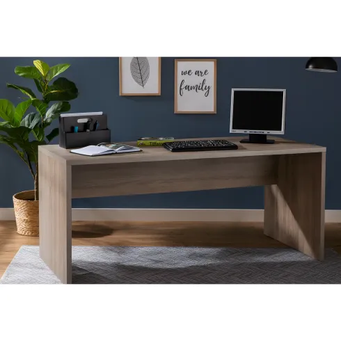 Scrivania da Ufficio Design Direzionale in Legno 178x69x74,5 cm