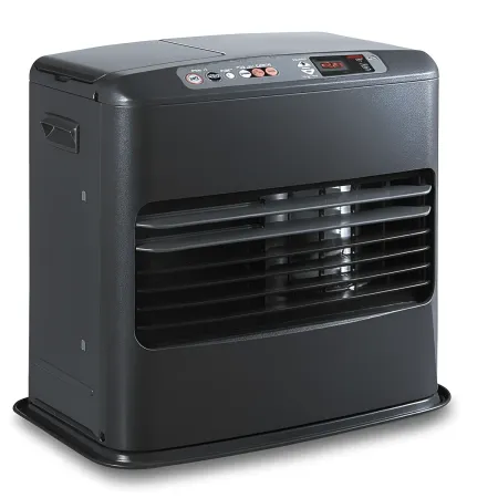 Stufa a Petrolio Elettrica 4600 W Nero Ventilata Programmabile