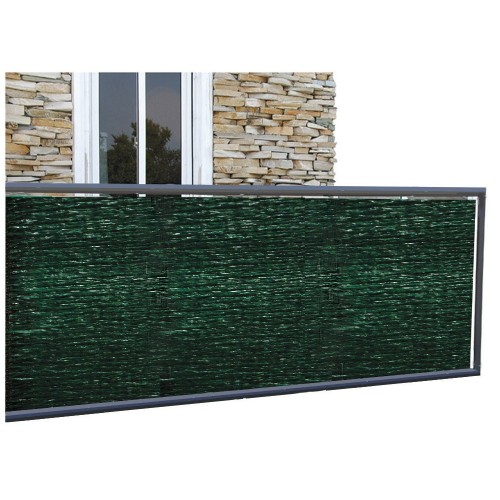 6 Telo Ombreggiante 1x3 Ringhiera Verde PVC Arella Rete Terrazzo Ombra Balcone