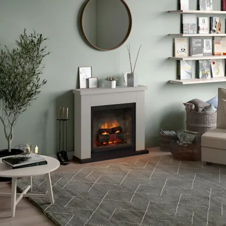Camino Elettrico Tagu Frode PowerFlame2 Beige 1600W