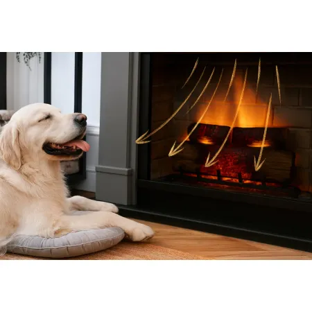Camino Elettrico Tagu Frode PowerFlame2 Beige 1600W