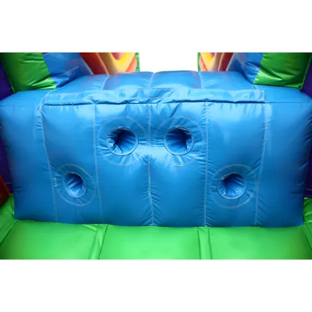 Castello Gonfiabile per Bambini Professionale con Scivolo e Ostacoli