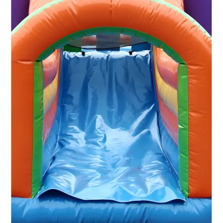 Castello Gonfiabile per Bambini Professionale con Scivolo e Ostacoli