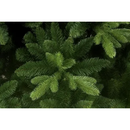 Albero di Natale Effetto Realistico Verde Altezza 180 cm in PVC PE