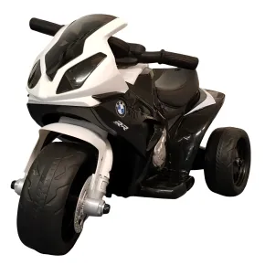 BMW Moto Elettrica per Bambini a Batteria 3 Ruote Motorino Scooter Cavalcabile | BricoShop24