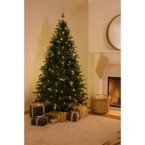 Albero di Natale 210 cm in PVC con Rami Folto e Realistico da Montare 2