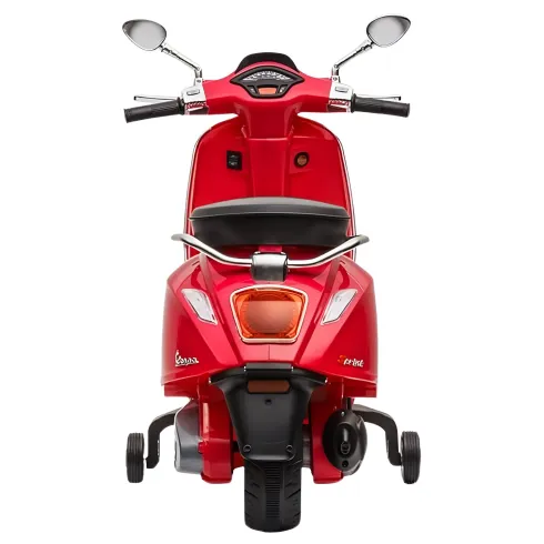 Vespa Sprint Elettrica per Bambini 12V Rossa Luci LED Moto Scooter